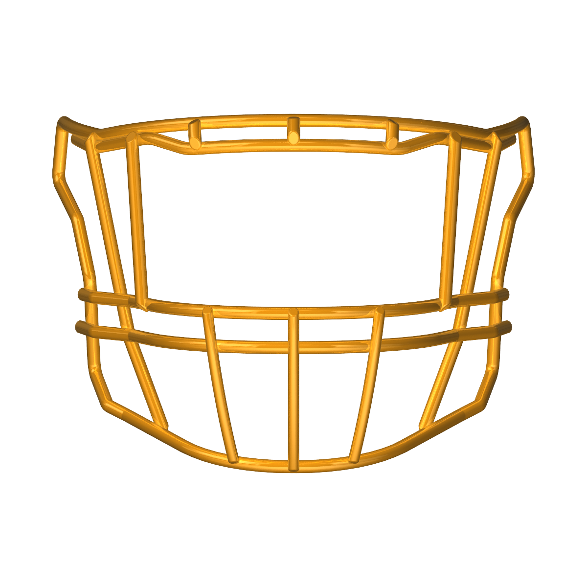 Riddell SF-2EG-II-HD football helmet facemask compatible with SpeedFlex platform in solid color, designed for multiple positions.