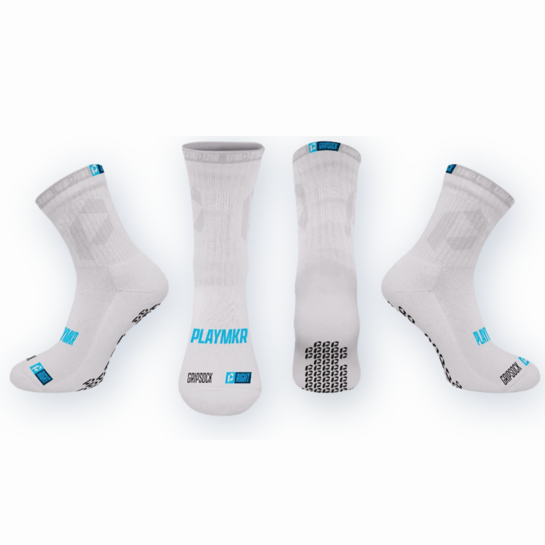 Playmkr Grip Sock Hvid