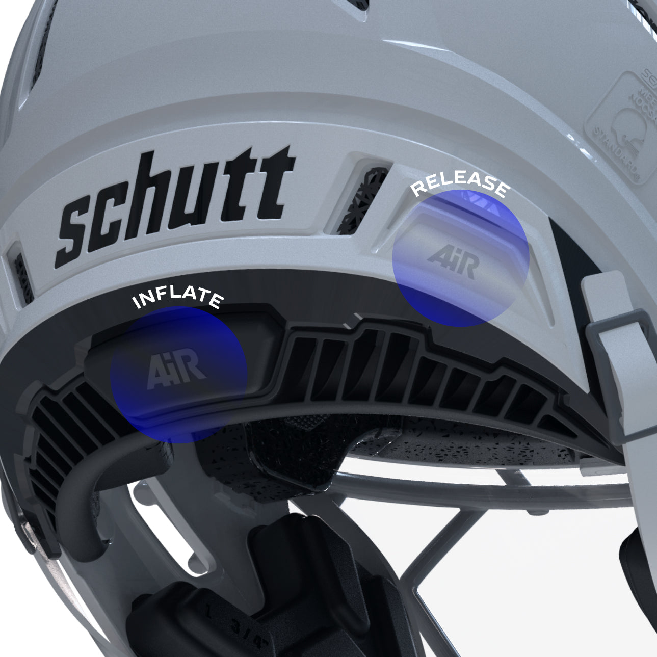 Schutt F7 AIR onboard AiR-Lock System