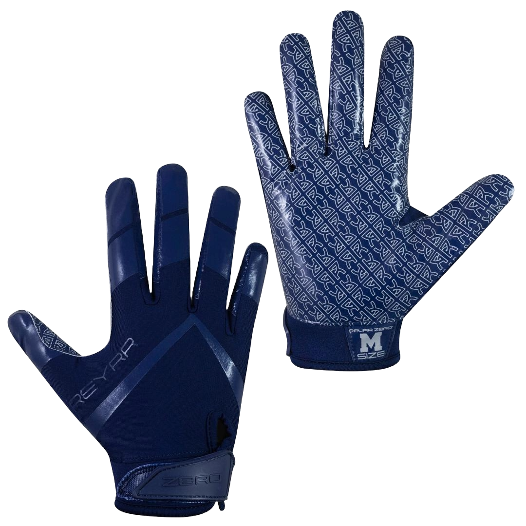 Reyrr Zero gloves in navy blue with grip-enhancing pattern and lightweight breathable design.