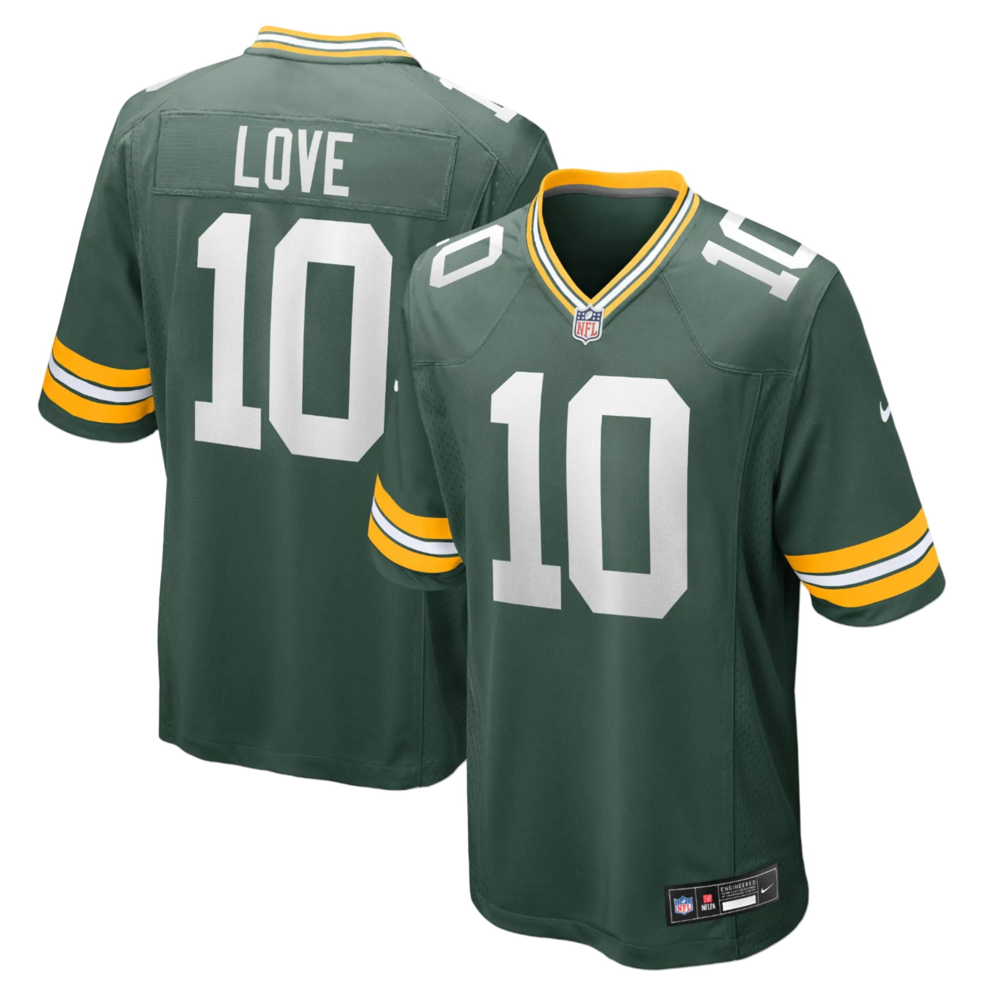 Jordan Love Nike Game Jersey (Green Bay Packers)