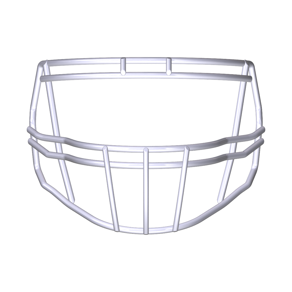 Riddell S2BD-HS4 solid color football helmet faceguard compatible with Speed Icon and Victor-I helmets