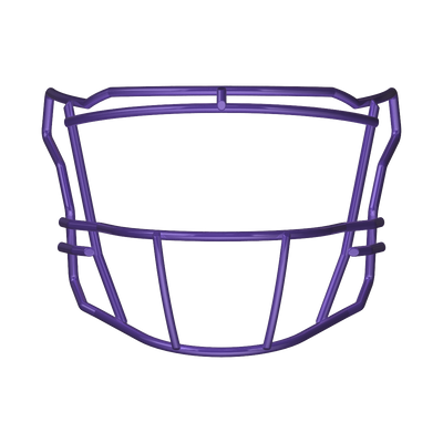 Riddell SF-2BD-SW purple facemask for SpeedFlex helmets with thinner bars for wide vision and impact reduction
