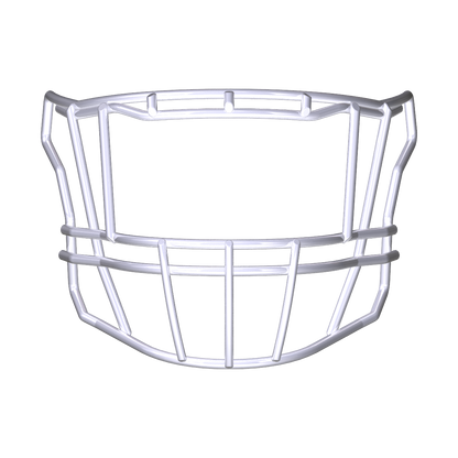 Riddell SF-2EG-II-HD white football helmet faceguard compatible with SpeedFlex platform for multiple positions