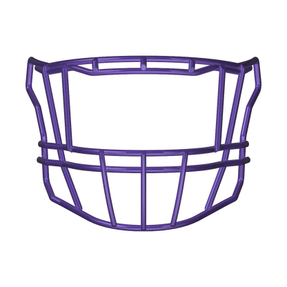Riddell SF-2EG-II-HD purple football face mask compatible with SpeedFlex platform for multiple positions