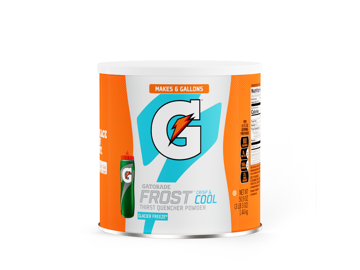 Gatorade Thirst Quencher Powder Glacier Freeze 1.44 kg canister