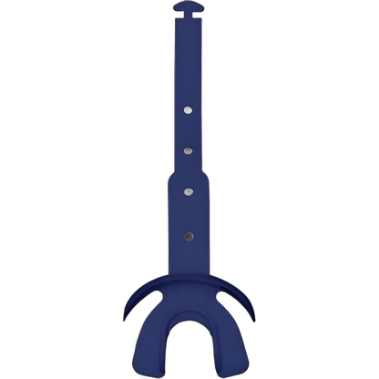 Reyrr Hypervent Mouthguard in blue with adjustable strap for superior protection and breathability