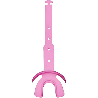 Pink Reyrr Hypervent Mouthguard with adjustable strap for advanced breathability and lip protection in sports