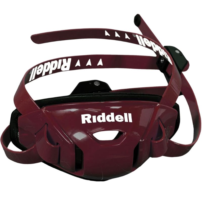 Riddell SpeedFlex Hard Cup Cam Loc Chinstrap in Maroon