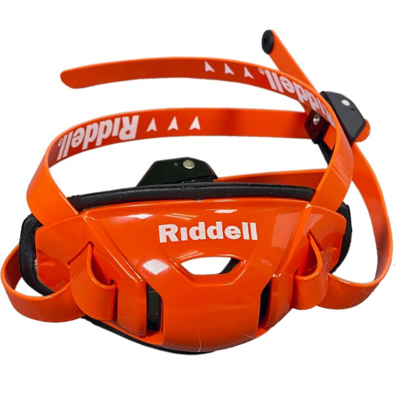Riddell SpeedFlex Hard Cup Cam Loc Chinstrap in Orange