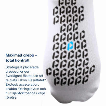 Playmkr Grip Sock Hvid