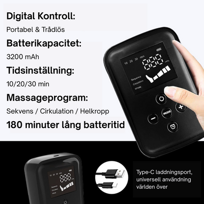 Return to Play Trådløse Kompressionsstøvler