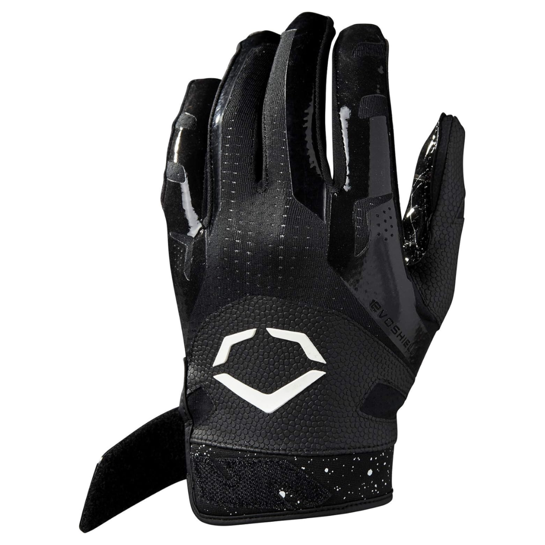 Evoshield Burst Youth Receiver Gloves M Black