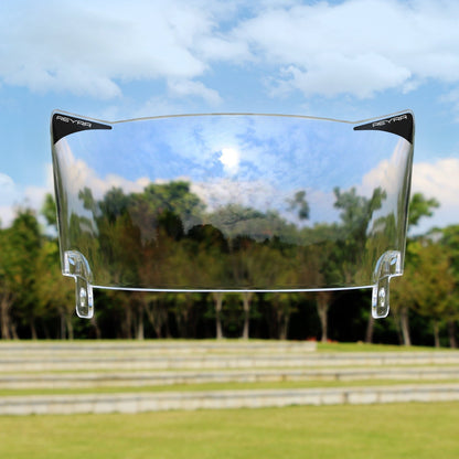 Reyrr VIZU Clear Photochromic football visor with ultra-wide, distortion-free, UV-protective polycarbonate lens for Riddell Speedflex and Schutt F7 helmets