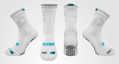 Playmkr Grip Sock Hvid