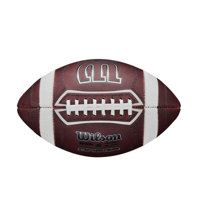 Wilson Omega football rear view with Wilson branding