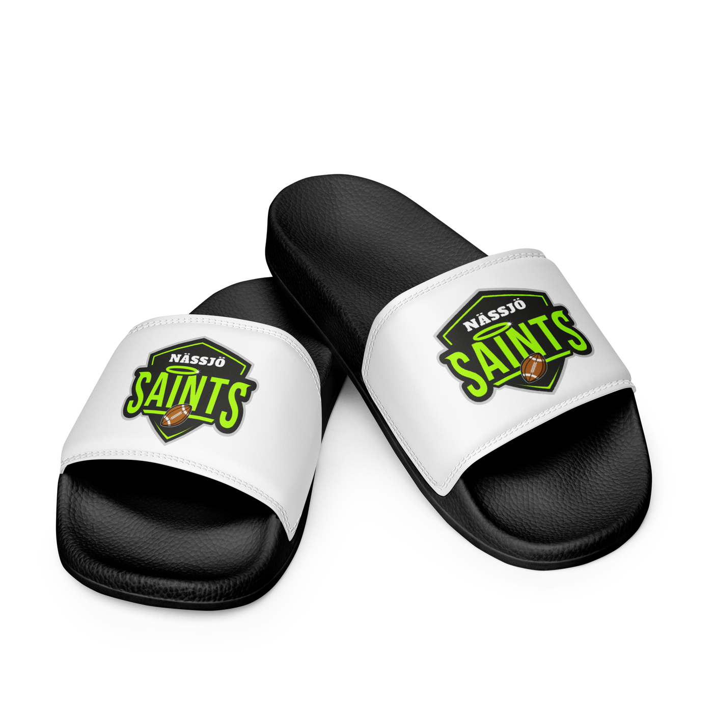 Nässjö Saints slides - Premium  from Reyrr Athletics - Shop now at Reyrr Athletics