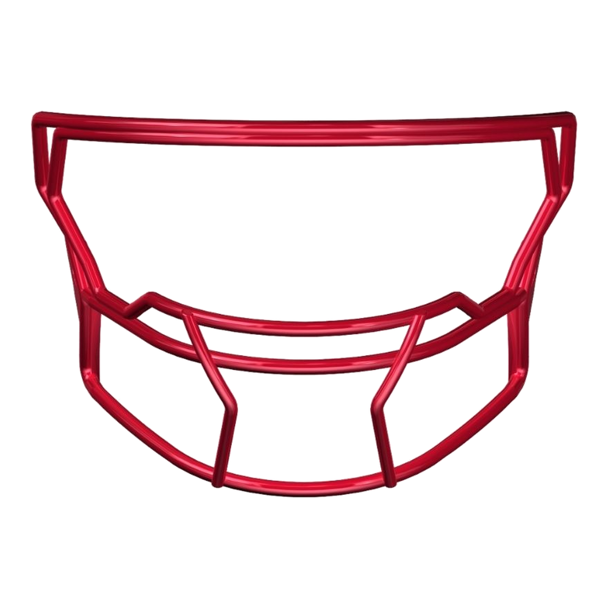 Riddell AXIOM Facemask W-2B-HP-S in Scarlet (Red), view 1