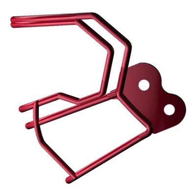 Riddell AXIOM Facemask W-2B-HP-S in Scarlet (Red), view 3