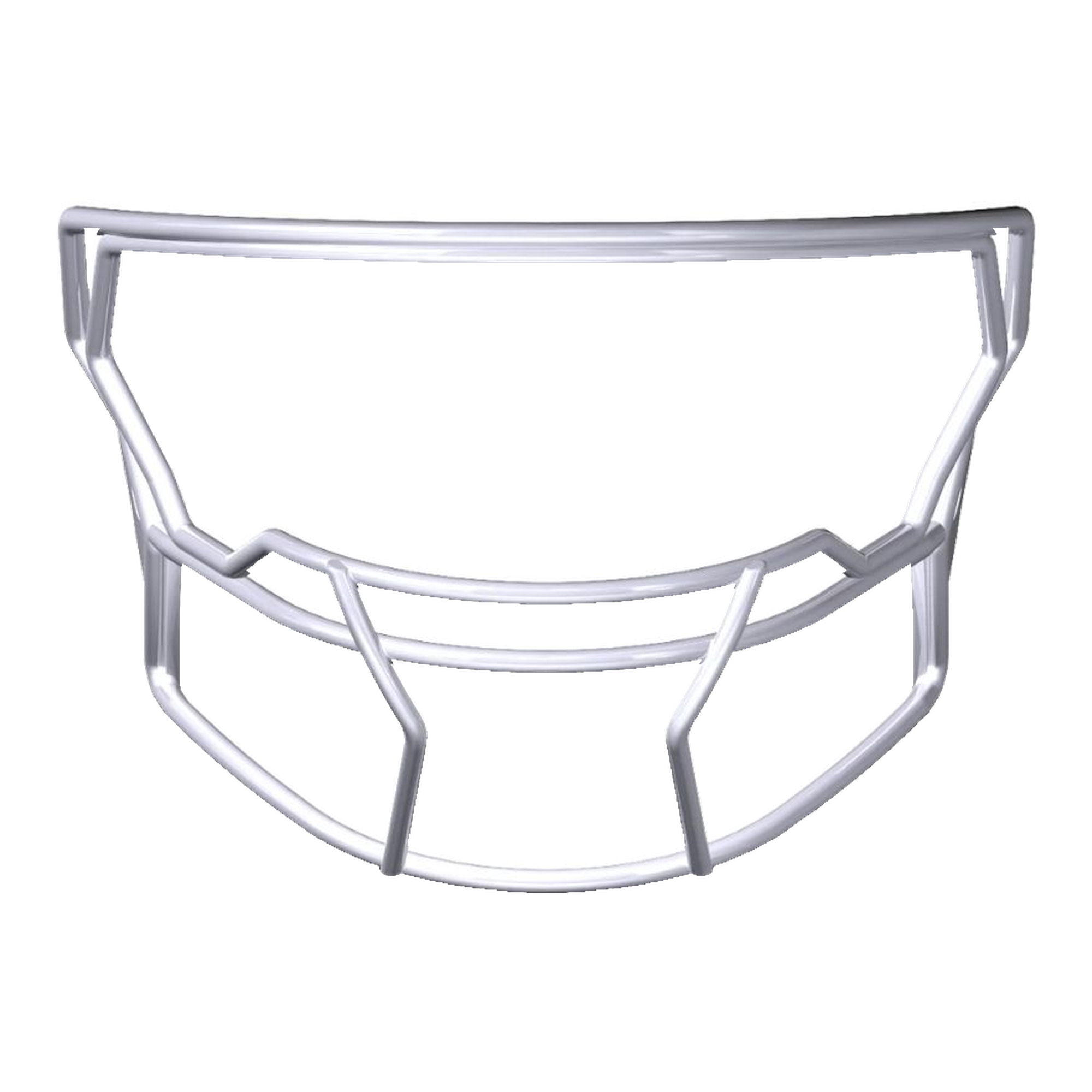 Riddell AXIOM Facemask W-2B-HP-S in White, view 1