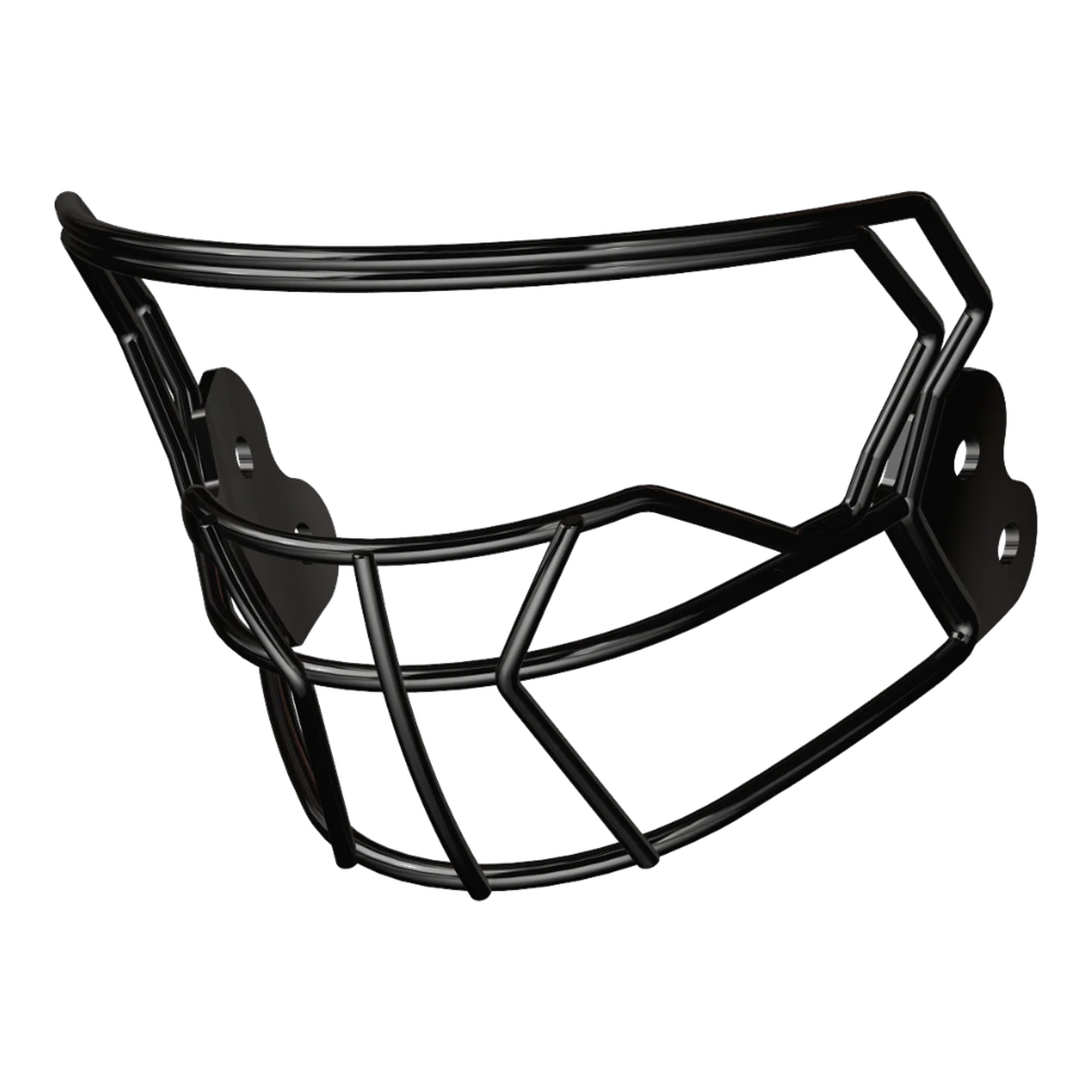 Riddell AXIOM Facemask W-2BC-HP-S in Black, view 2