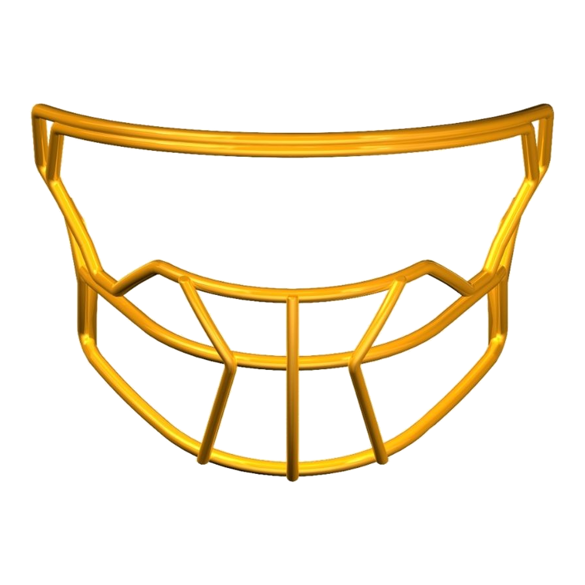 Riddell AXIOM Facemask W-2BC-HP-S in Green Bay Gold, view 1