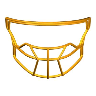 Riddell AXIOM Facemask W-2BC-HP-S in Green Bay Gold, view 1