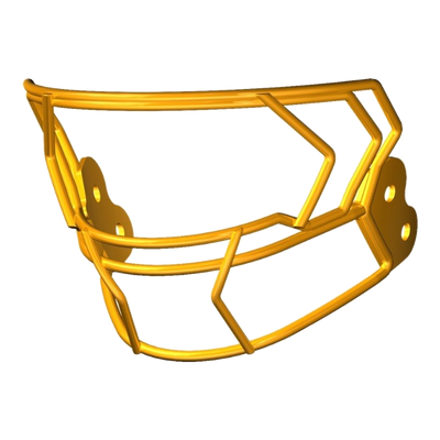 Riddell AXIOM Facemask W-2EG-HP-S in Green Bay Gold, view 2