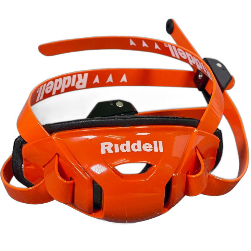 Riddell SpeedFlex Hard Cup Cam Loc Chinstrap in Orange