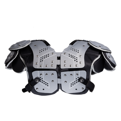 Schutt XV Skill AIR adult football shoulder pads, back view