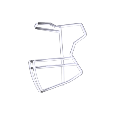 Riddell SF-2BD football helmet faceguard compatible with SpeedFlex platform for quarterback, wide receiver, defensive back, and linebacker positions.