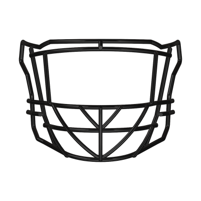 Riddell SF-2EG-TX football facemask made of lightweight tubular steel designed for linemen, linebackers, and fullbacks with Quick Release compatibility and NOCSAE certification